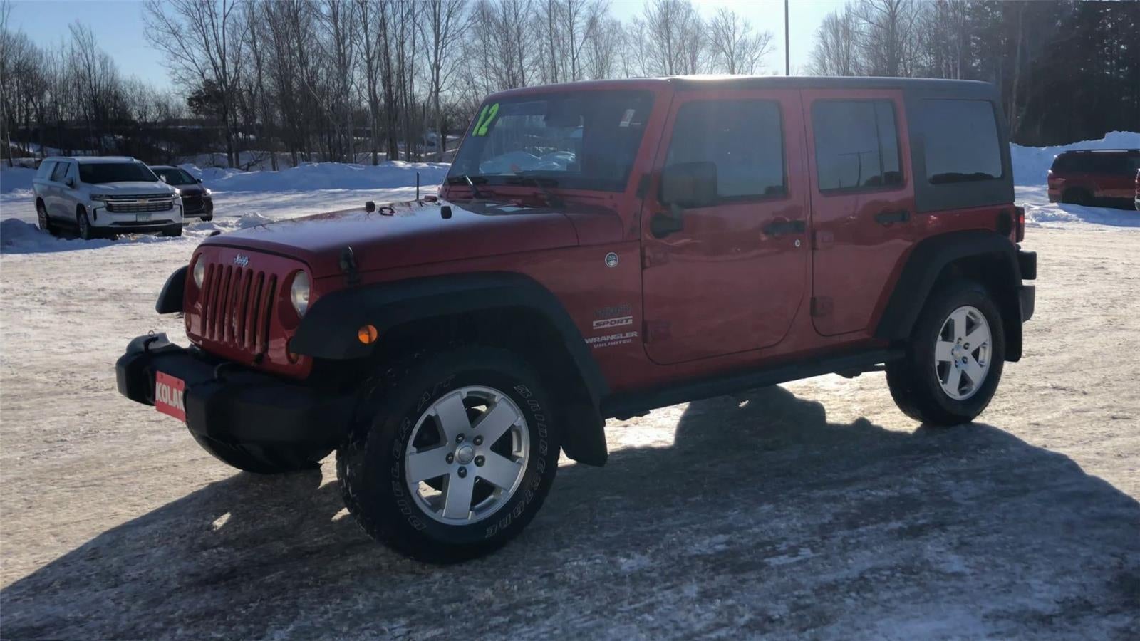2012 Jeep Wrangler Unlimited — interior view