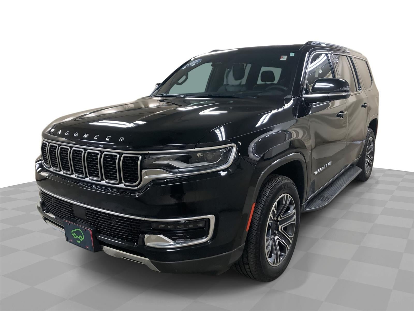 2022 Jeep Wagoneer Series III 4x4 in Black — front three-quarter view