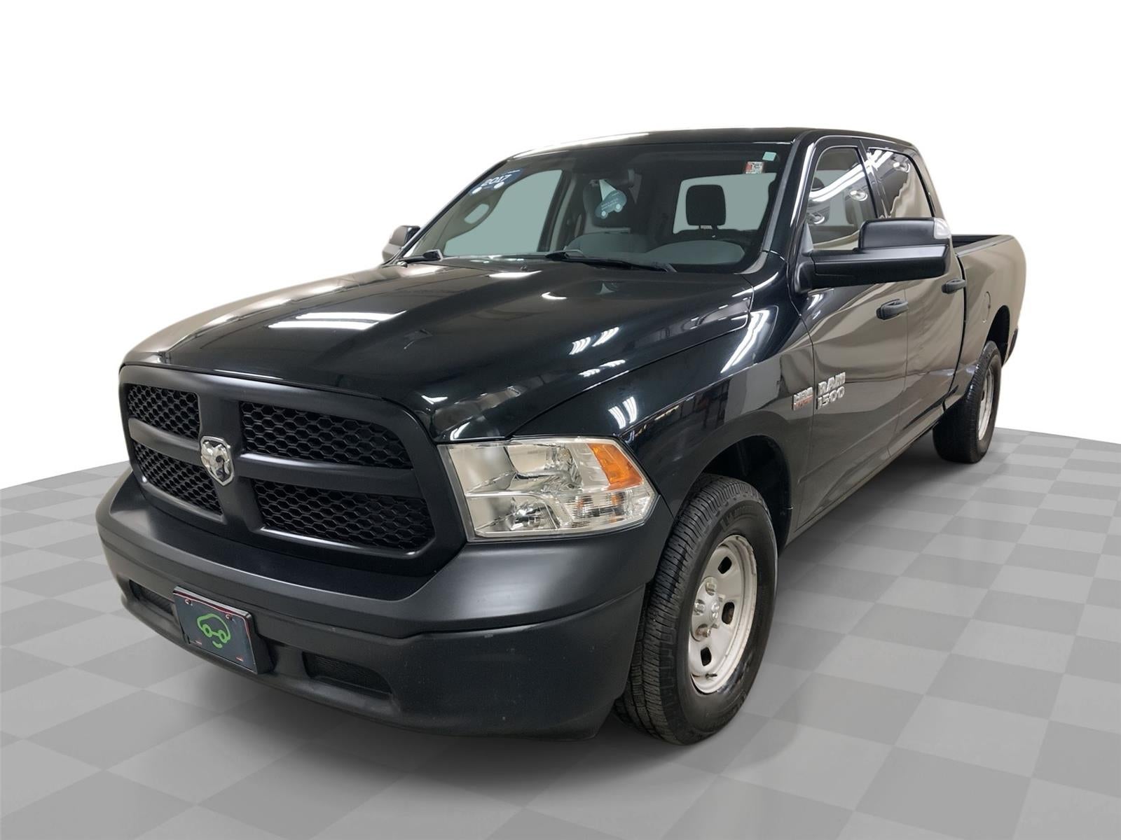 2017 RAM 1500 Tradesman Crew Cab 4x4 6'4" Box in Green — front three-quarter view