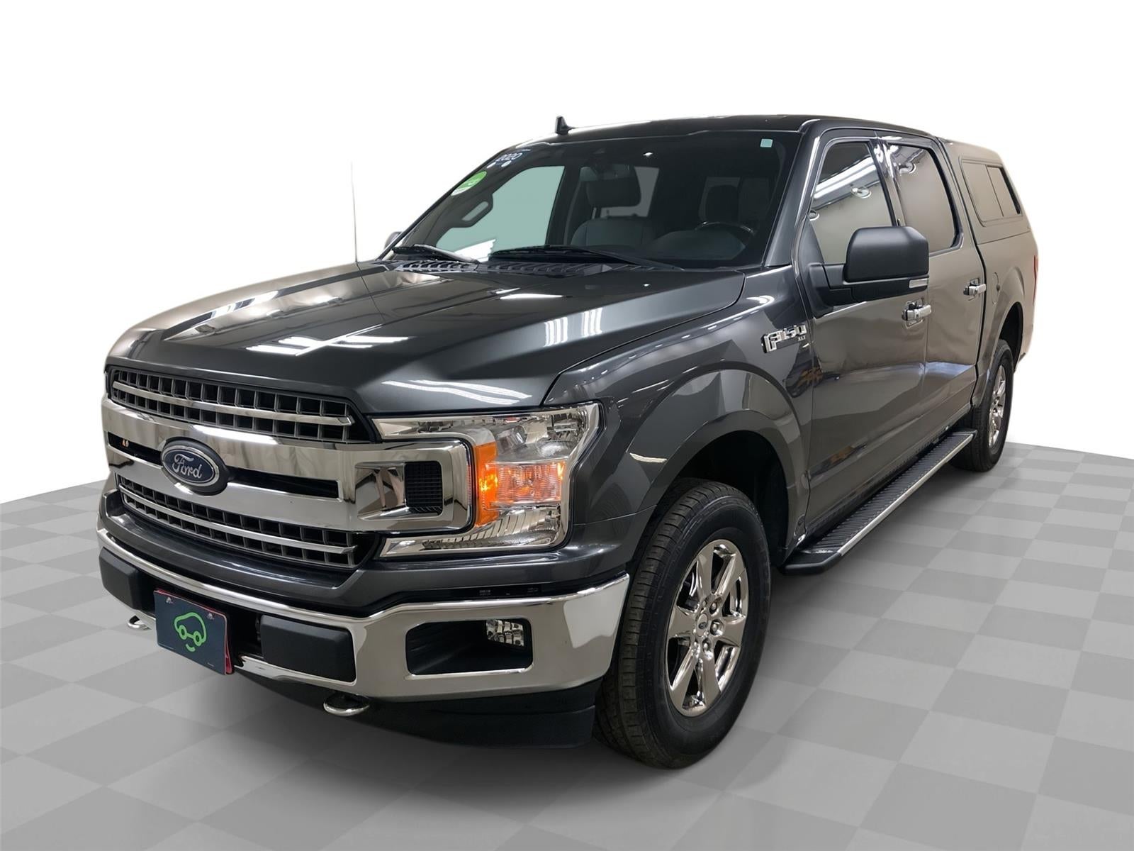 2020 Ford F-150 XLT in Gray — front three-quarter view