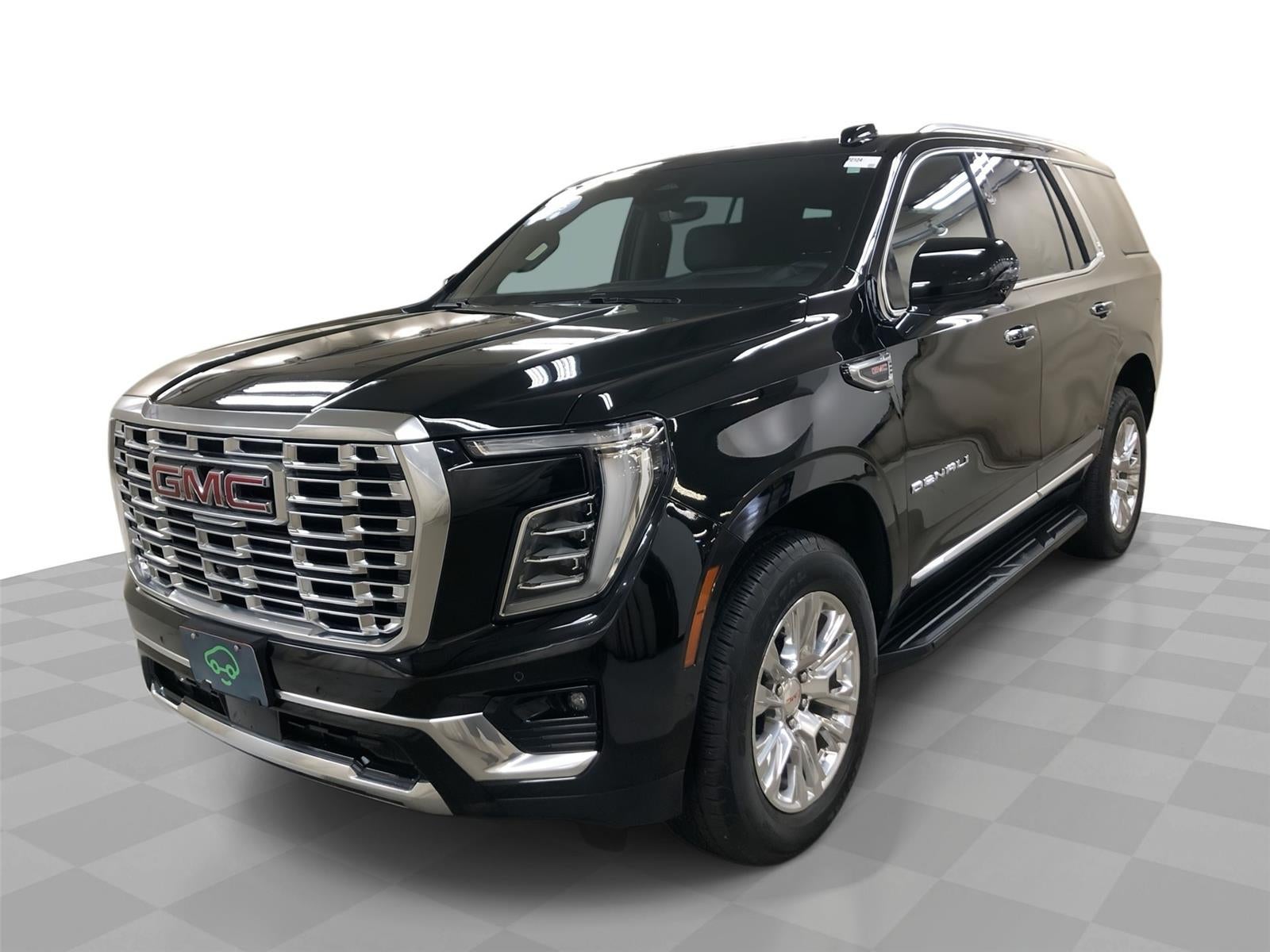 2025 GMC Yukon Denali in Onyx Black — front three-quarter view