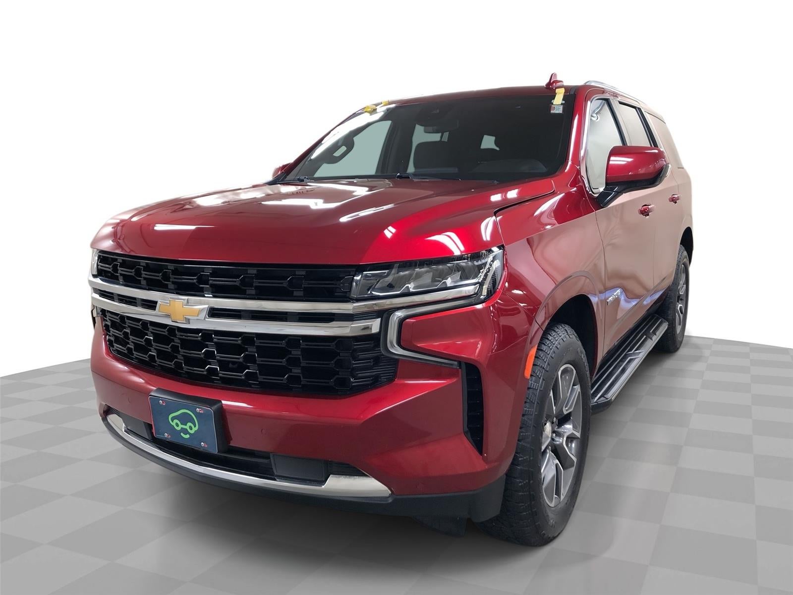 2023 Chevrolet Tahoe LS in Radiant Red Tintcoat — front three-quarter view