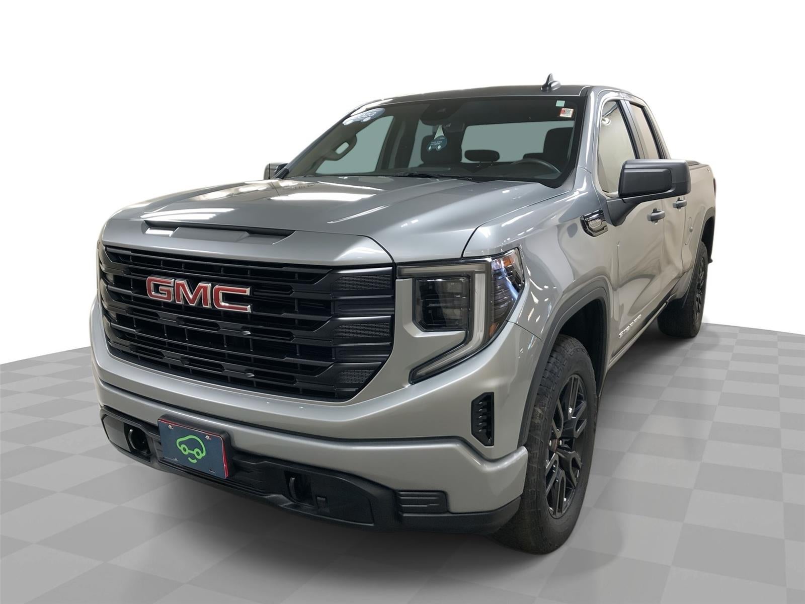 2023 GMC Sierra 1500 Pro in Sterling Metallic — front three-quarter view