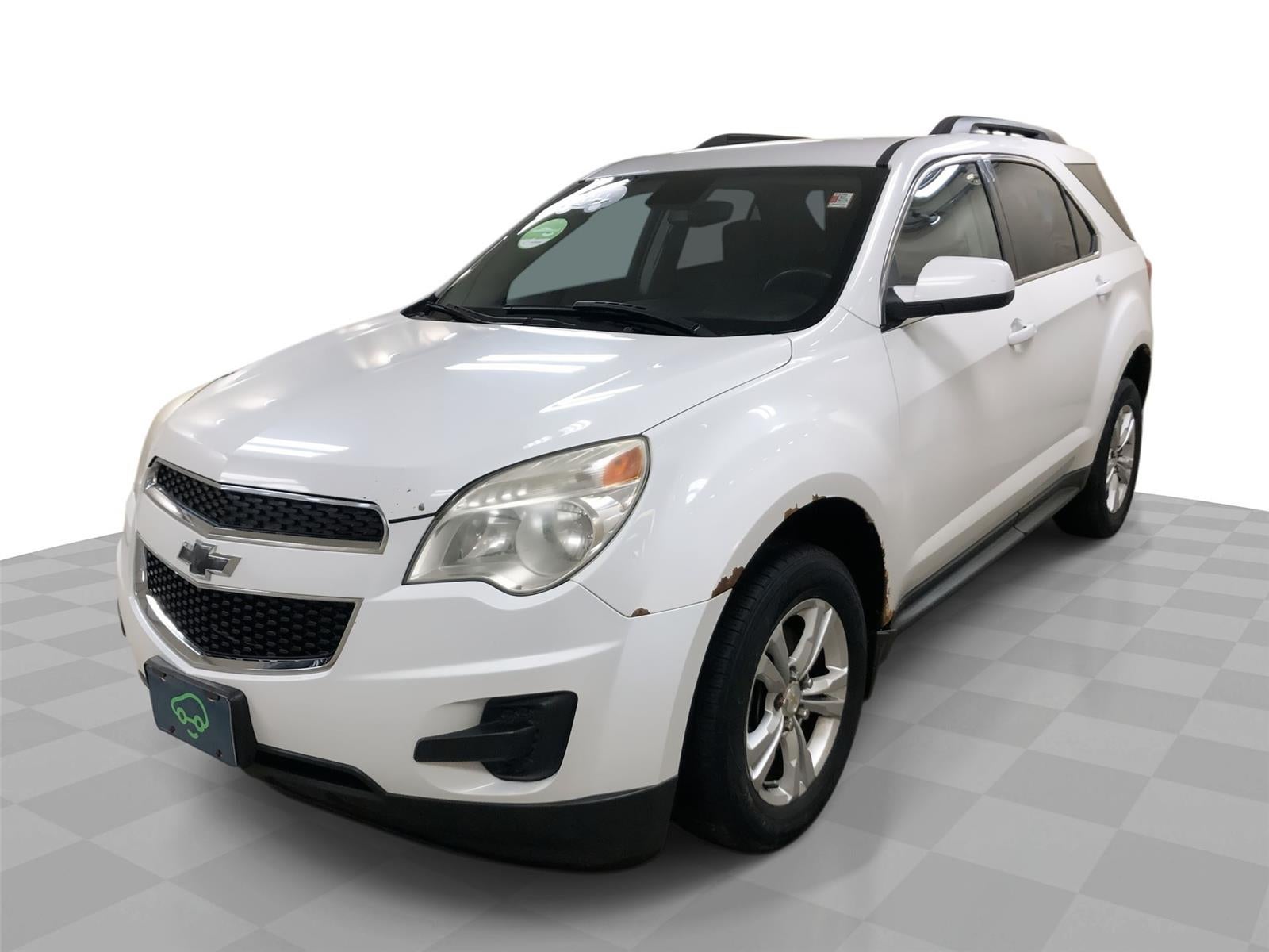 2014 Chevrolet Equinox LT in Summit White — front three-quarter view