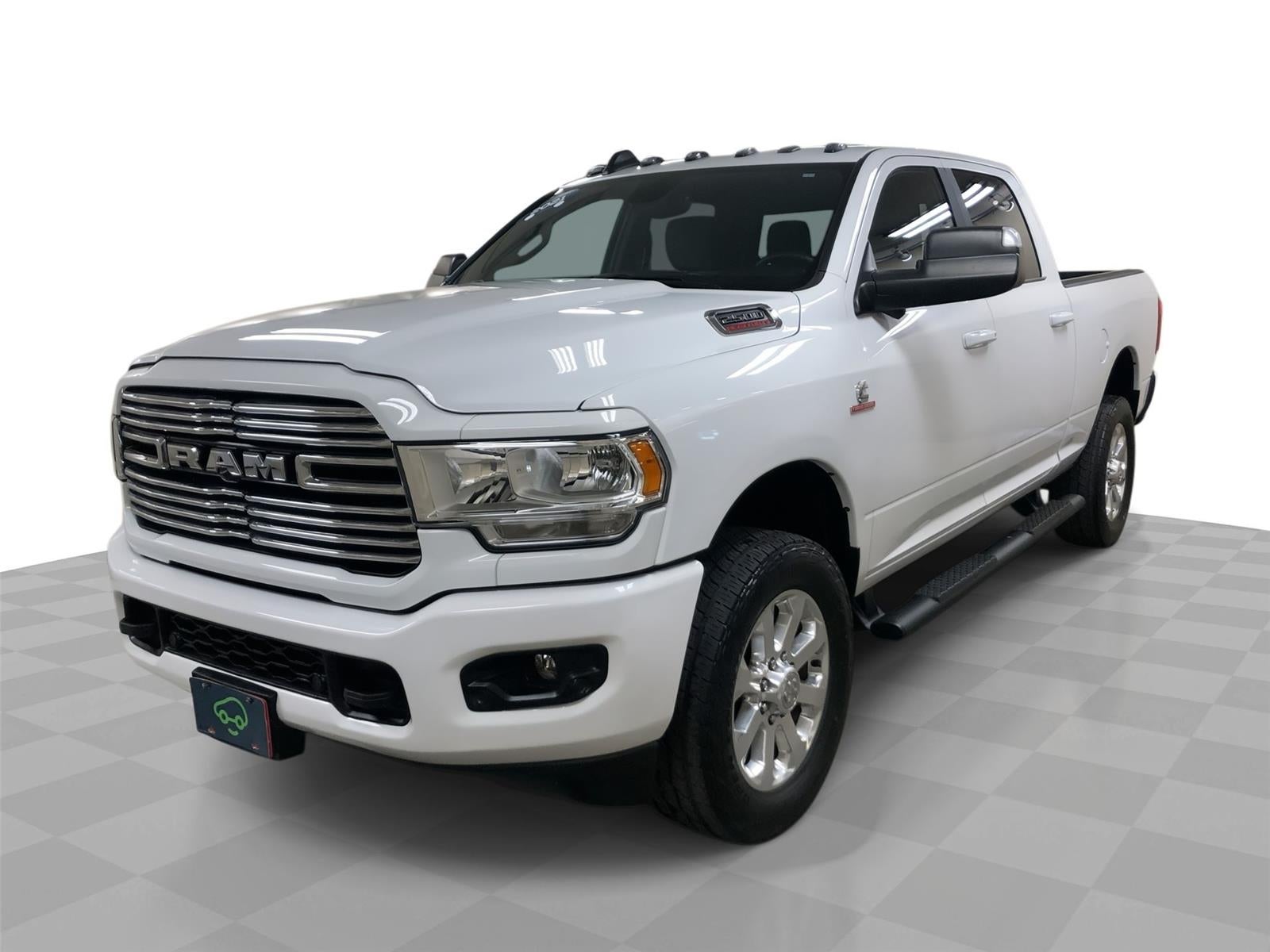 2021 RAM 2500 Big Horn Crew Cab 4x4 6'4" Box in White — front three-quarter view